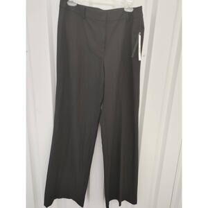 Tahari Holand Flare Leg Dress Pants Black Sz 12 NWT